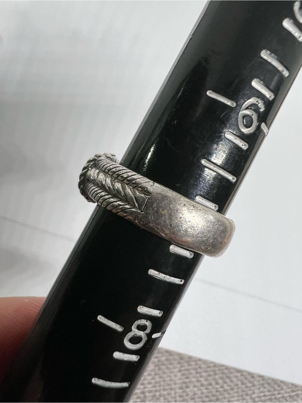 Judith Ripka Silver Braided Floral Band Ring - Picture 6 of 15